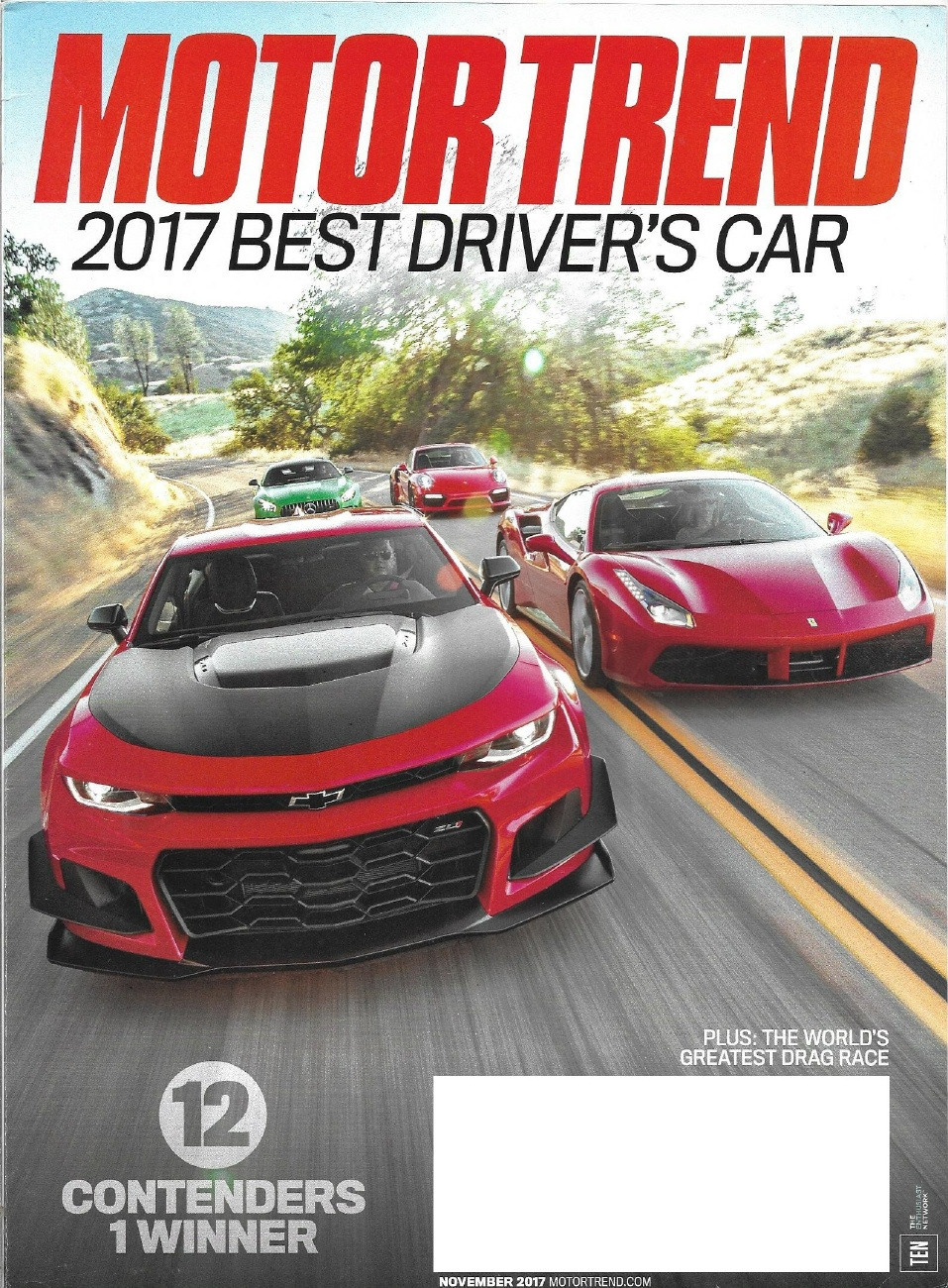 MOTOR TREND 2017 NOV BEST DRIVER CARS, 812 SUPERFAST 20102019